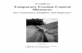 A Guide to Temporary Erosion-Control Measures · A Guide to Temporary Erosion-Control Measures for Contractors, Designers and Inspectors June 2001 North Dakota Department of Health