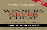 Winners Never Cheat : Even in Difficult Times, New and ...ptgmedia.pearsoncmg.com/images/9780137009039/samplepages/... · Winners never cheat : ... Revenge is unhealthy and unproductive.