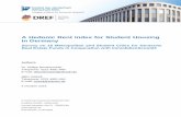 A Hedonic Rent Index for Student Housing in Germany · A Hedonic Rent Index for Student Housing in Germany Survey on 15 Metropolitan and Student Cities for Deutsche Real Estate Funds