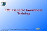 EMS General Awareness Training - Sustainable Fort Rucker Aware… · PPT file · Web viewEMS General Awareness Training ... overall environmental performance All post organizations