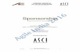 Sponsorship - Agile India (Opportunitiesforparticipation) ... NSN! Oracle! Ostrya!Labs! P5Systems! ... Author! Blogger! BTS!Head!of!Corporate! Business!Analyst!