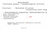 PowerPoint Presentation · PPT file · Web viewFunctional groups / Pharmacological Activity Structure - Mechanism of action ... MlogP or logPmeas P: Partition coefficient between
