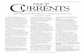 NOVEMBER / DECEMBER 2010 CURRENTS NSCP NSCP Currents November/December 2010 Every employee associated with a broker-dealer shares a common responsibility for the firm and all its employees