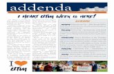 addenda - The University of Tennessee at Martin University of Tennessee at Martin Faculty and Staff Newsletter | April 25, 2016 addenda I Heart UTM Week is here! Monday: Philanthropy