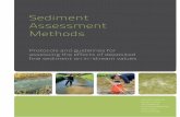 Sediment Assessment Methods - Cawthron Institute · 4.2 Review of sediment assessment methods ... protocols and guidelines for the measurement of deposited sediment. ... sediment