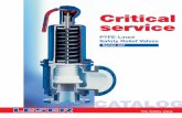 Leser Critical Service Relief Valves - grupoSERTEC SERVICE.pdf · LESER’s critical service valvesre- ... ASME Section II ... D For sizing acc. to ASME Sec. VIII K must be used in