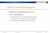 LINUX & Android Debugging - lauterbach€¦ · LINUX & Android Debugging ... In opposite to a GDB -Debugger (Run Mode Debugger) the TRACE32 In- Circuit-Debugger offers you to see