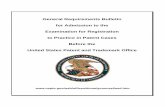 General Requirements Bulletin for Admission to the ... · General Requirements Bulletin for Admission to the Examination for Registration to Practice in Patent Cases Before the United