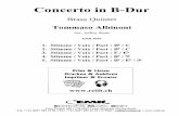 DISCOGRAPHY - alle-noten.de · Tommaso Albinoni (1671 - 1750) Arr.: J. Stone Concerto in Fa-Maggiore RV 310 Antonio Vivaldi (1678 - 1741) / Arr.: J. Stone 2’16 1’58 2’14 8 Allegro