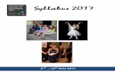 Syllabus 2017 - Cheltenham Festival of Performing Arts · Syllabus 2017 2nd – 14th May 2017 . 2 ... Verse Speaking 24 Prose Reading 30 Acting ... secondary school children on large-scale