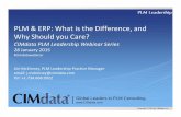 PLM & ERP: What is the Difference, and Why Should you Care?€¦ ·  · 2015-01-29global strategic management consulting and research authority focused exclusively on the PLM market.