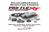 3527, 3528 - Pro-Flo XT EFI - Edelbrock the Pro-Flo XT system uses an Oxygen sensor, you must use unleaded fuel only. Leaded fuels will damage the O2 sensor. If you do use ...
