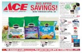 BIG APRIL FREE EVERY SAVINGS! DAY - Silver Spring & …zimmermans.com/files/2016/04/April-2016-RHB.pdf ·  · 2016-04-04*Ace Rewards card Instant Savings ... **Limit one $5 discount