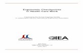 Ergonomic Checkpoints in Health Care Work LS Checkpoints in Health Care Work.pdf · Ergonomic Checkpoints in Health Care Work Prepared by the Human Ergology Society In collaboration