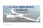 COZY AIRCRAFT FORUM -   AIRCRAFT FORUM Soup to Nuts*? ... Inspection, Builder Assist, ... â€“ First as a side-by-side two seater in mid-80â€™s â€“ Next,