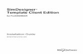 SimDesigner Template Client Edition - MSC Softwareweb.mscsoftware.com/support/prod_support/simdes/documentation/... · Template Client Edition for Pro/ENGINEER Installation Guide