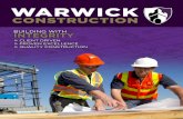 WARWICK of retail construction management experience, ... » ALDI » WEINGARTEN ... If Warwick Construction, Inc. is successful in their bid/negotiation on your project ...