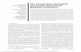 The Temperature-Dependent Viscoelastic Behavior of ...people.bu.edu/parkhs/Papers/guoJAM2015.pdf · Dielectric Elastomers In this paper, we investigated the temperature-dependent