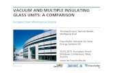 VACUUM AND MULTIPLE INSULATING GLASS UNITS: A COMPARISONwinsmart.eu/media/13915/150224_EuropeanSmart... · VACUUM AND MULTIPLE INSULATING GLASS UNITS: A COMPARISON Thomas Kroyer,