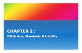 CHAPTER 2portal.unimap.edu.my/portal/page/portal30/Lecturer Notes... · FMA 1967 vs OHSA 1994 FMA 1967 (Act 139) OHSA 1994 (Act 514) Scope Only cover OSH in the ... regulation authorities