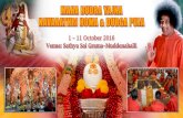 · PDF fileOctober 02nd : Pavamana and Vishnu Sahasranama Homa October 03rd: Shiva Panchakshari and Maha Mrutyunjaya Homa October 04th: Chandika Homa