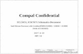 Compal Confidential - FORCOMP - expresní opravy počítačů · 4 4 Title Size Document Number Rev Date: Sheet of Security Classification Compal Secret Data Compal Electronics, Inc.