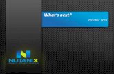 What’s next? -   via a Nutanix Solution Reseller Partner . 028 NUTANIX INC. – CONFIDENTIAL AND PROPRIETARY ... Brandon Voss Created Date: 3/21/2012 2:58:48 PM