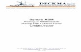 Product manual Syncro ASM - Deckma GmbH man… · Product Manual Fire detection system Syncro ASM Tel.: +49 (0)4105 / 65 60 – 0 * DECKMA GmbH Fax: +49 (0)4105 / 65 60 – 25 E-mail: