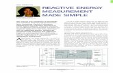 NEW PRODUCTS REACTIVE ENERGY … the chip measures reactive, active and apparent energy; as well as rms voltage and rms current. These measurements
