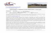 PROPERTY INSPECTION REPORT # Sample INSPECTION REPORT # Sample Prepared For: Your Name (Name of Client) Concerning: 258 Sample Drive, Your City, Texas 00000 ...