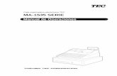 Caja registradora electrónica TEC MA-1535 SERIE - TOSHIBA …extranet.toshibatec-eu.com/upl/default/default/doc/02_4… ·  · 2008-07-03MA-1535 SERIE Manual de Operaciones . ...