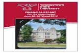 FINANCIAL REPORT - Youngstown State Universitycms.ysu.edu/sites/default/files/documents/administrative...a global scholar in additive manufacturing, named the first YSU Friedman Chair