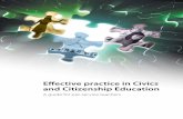 Effective practice in Civics and Citizenship Education · Effective practice in Civics and Citizenship Education ... interdisciplinary approaches, ... How can I develop effective