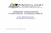 SHORE EROSION CONTROL GUIDELINES - Maine Sea …seagrant.umaine.edu/files/chg/MDwaterfrontpropertyownersguide.pdf · The appropriate shore erosion control method should be selected