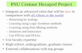 PSU Centaur Hexapod Project - Computer Action Teamweb.cecs.pdx.edu/~mperkows/CLASS_479/2015PSURobotTheatre/201… · PSU Centaur Hexapod Project • Integrate an advanced robot that