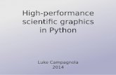 High-performance scientiﬁc graphics in Python - TriZPUGtrizpug.org/meetings/pyqtgraph-0514-final.pdf · scientiﬁc graphics based on Qt - Maintained by one developer - C++ wrappers