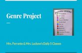 Genre Project - Dearborn Public Schools · PDF file★Realistic Fiction ★Historical Fiction ... The entire genre project is ... Genre Definition or characteristics of genre Examples