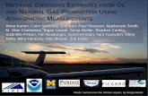 ETHANE EMISSIONS ESTIMATES FROM OIL AND … · METHANE EMISSIONS ESTIMATES FROM OIL AND NATURAL GAS PRODUCTION USING ATMOSPHERIC MEASUREMENTS. Anna Karion, Colm Sweeney, Eric Kort,