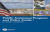 Public Assistance Program and Policy Guide - FEMA.gov€¦ · This Public Assistance Program and Policy Guide ... Deleting language excluding “religious education ... must apply