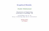 Graphical Models - University of Cambridgemlg.eng.cam.ac.uk/zoubin/talks/lect2gm.pdf · Graphical Models Zoubin Ghahramani Department of Engineering University of Cambridge, UK zoubin@eng.cam.ac.uk
