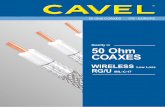 Quality in 50 Ohm COAXES - cavel.it · Quality in 50 Ohm COAXES 179 ... including in bundle cabling ... Wi-Max; BTS - Base Transceiver Station; Mobile phone network; ...