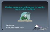Performance challenges in audio converter design - Ian... · Performance challenges in audio converter design ... jitter which causes phase modulation of ... can generate/analyze