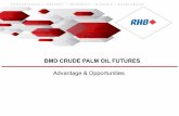 BMD CRUDE PALM OIL FUTURES - Official Website MARGIN REQUIREMENTS Margins are required by the Exchange to cover adverse price movements. ... WHY BMD CRUDE PALM OIL FUTURES?