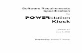 for POWER station - UCoA · System Features ... This Software Requirements Specification (SRS) ... b. Swipe credit card c. Real-time processing with chosen gateway d.