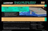Roof with IKO PRO4 to Earn Your Rebate! - · PDF fileRoof with IKO PRO4 to Earn Your Rebate! ... This IKO promotion is offered only on IKO PRO4 ROOFING SYSTEM products purchased by