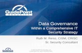 GuidePoint Security Powerpoint Template - ISACA Governance Roadmap 1. Classify data 2. Institute policies and procedures 3. Catalog data 4. ... GuidePoint Security Powerpoint Template