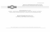 PEPERIKSAAN SIJIL TINGGI PERSEKOLAHAN … stpm/s(e)954 peperiksaan sijil tinggi persekolahan malaysia (malaysia higher school certificate examination) mathematics (t) syllabus and