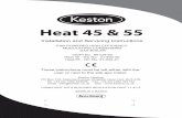 Heat 45 & 55 - Keston boilers - designed to meet the needs ... Heat 45 & 55 Installation and... · Heat 45 - GC No. 41-930-40 Heat 55 ... made to the relevant British Standard Code