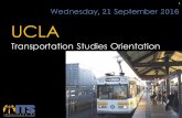 Wednesday, 21 September 2016 UCLA Srivastava, spring 2017 ... Intelligent Transportation Systems concept, ... transportation systems, transportation system demand