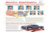 Hunter Highlights Vice President of Sales and Marketing Dave Smith has ... Division oversees Hunter’s Dallas, Houston, Denver and New Orleans sales ... Senior Engineer ...